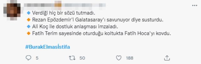 Galatasaray'da Fatih Terim ile yolların ayrılması taraftarı çıldırttı! Burak Elmas'ı istifa davet ettiler