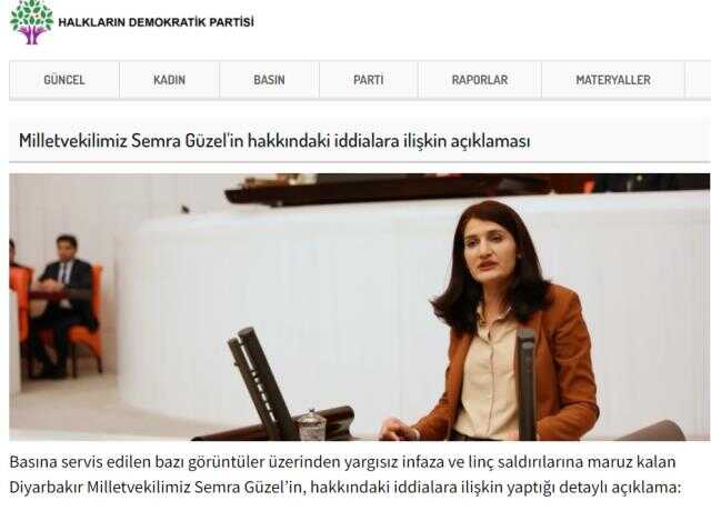 HDP'li Semra Güzel itiraf etti: Sözlümdü, çözüm süreci zamanında görüştüm! HDP'li Semra Güzel itiraf etti: Sözlümdü, çözüm süreci zamanında görüştüm!