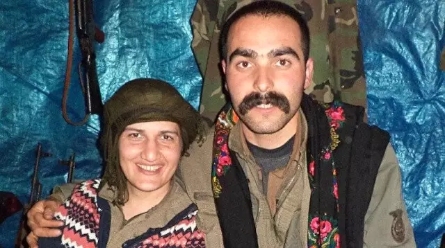 PKK'lı teröristle samimi fotoğrafları çıkan HDP'li Güzel'e şehit yakınlarından tepki: Meclis'ten atılmalılar