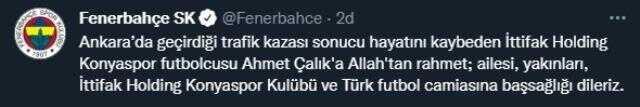 Galatasaray'dan duygusal paylaşım! Eski oyuncusu Ahmet Çalık'a veda etti