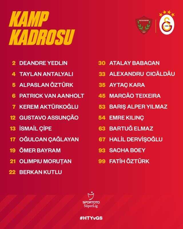 Galatasaray'ın yeni hocası zorda! Kadrosunda ne atan var ne de tutan