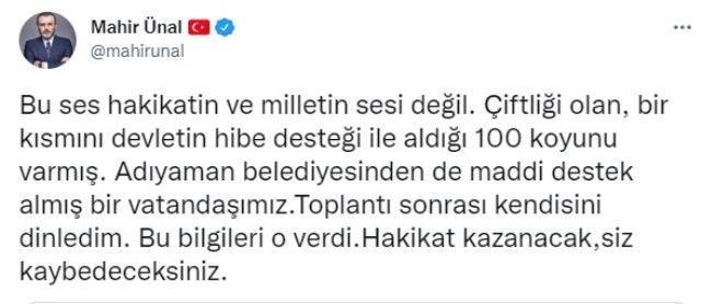 Mahir Ünal'a 'Açım' diyen çiftçi ilk kez konuştu: 'Bunu izlemeye alın' dedi