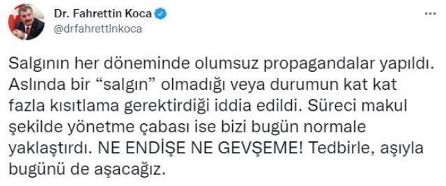 Son Dakika: Türkiye'de 16 Ocak günü koronavirüs nedeniyle 136 kişi vefat etti, 54 bin 100 yeni vaka tespit edildi