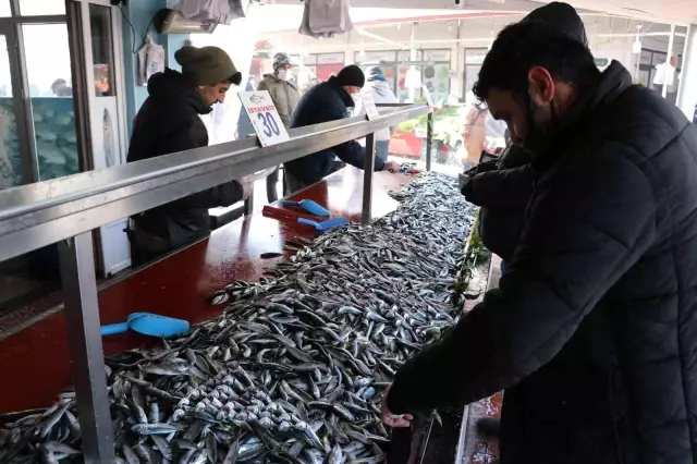 Balıkçılar fırtına nedeniyle denize açılamadı, hamsinin fiyatı 50 liraya kadar çıktı