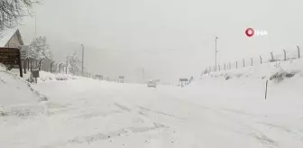 Yoğun kar yağışı ulaşımı olumsuz etkiliyor