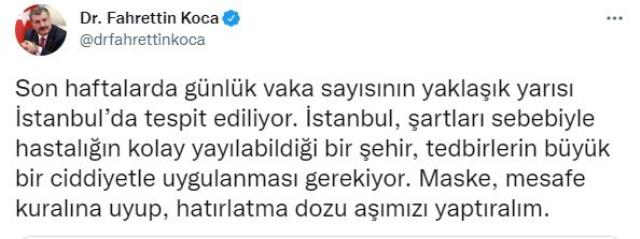 Son Dakika: Türkiye'de 22 Ocak günü koronavirüs nedeniyle 184 kişi vefat etti, 72 bin 856 yeni vaka tespit edildi Son Dakika: Türkiye'de 22 Ocak günü koronavirüs nedeniyle 184 kişi vefat etti, 72 bin 856 yeni vaka tespit edildi