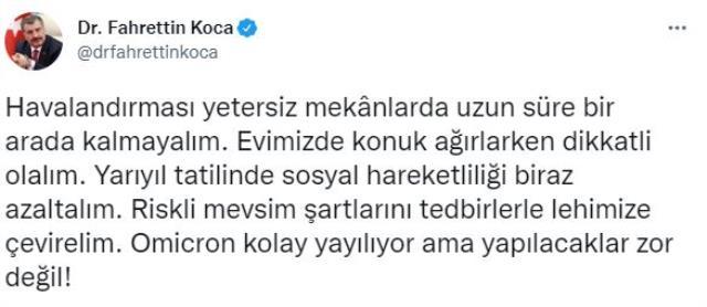 Son Dakika: Türkiye'de 23 Ocak günü koronavirüs nedeniyle 185 kişi vefat etti, 65 bin 503 yeni vaka tespit edildi