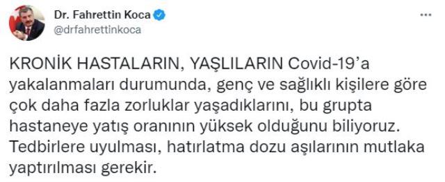 Son Dakika: Türkiye'de 26 Ocak günü koronavirüs nedeniyle 188 kişi vefat etti, 77 bin 434 yeni vaka tespit edildi Son Dakika: Türkiye'de 26 Ocak günü koronavirüs nedeniyle 188 kişi vefat etti, 77 bin 434 yeni vaka tespit edildi