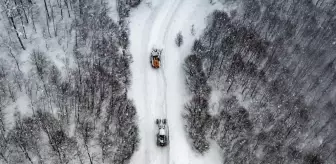 Ordu'da kar 2 metreyi aştı