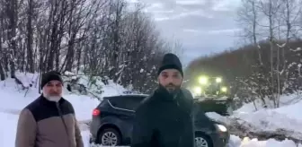 Karda mahsur kalan vatandaşların imdadına büyükşehir yetişti