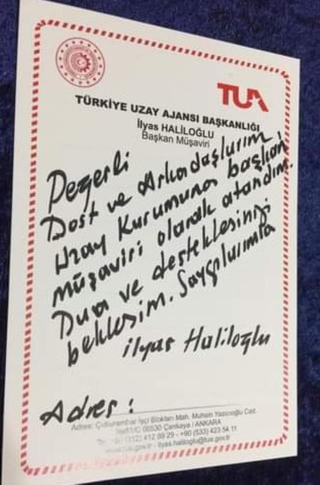 Tartışmalı atamaya Türkiye Uzay Ajansı'ndan yanıt: Personelimiz teknik değil idari işlerin takibinde görevli Tartışmalı atamaya Türkiye Uzay Ajansı'ndan yanıt: Personelimiz teknik değil idari işlerin takibinde görevli