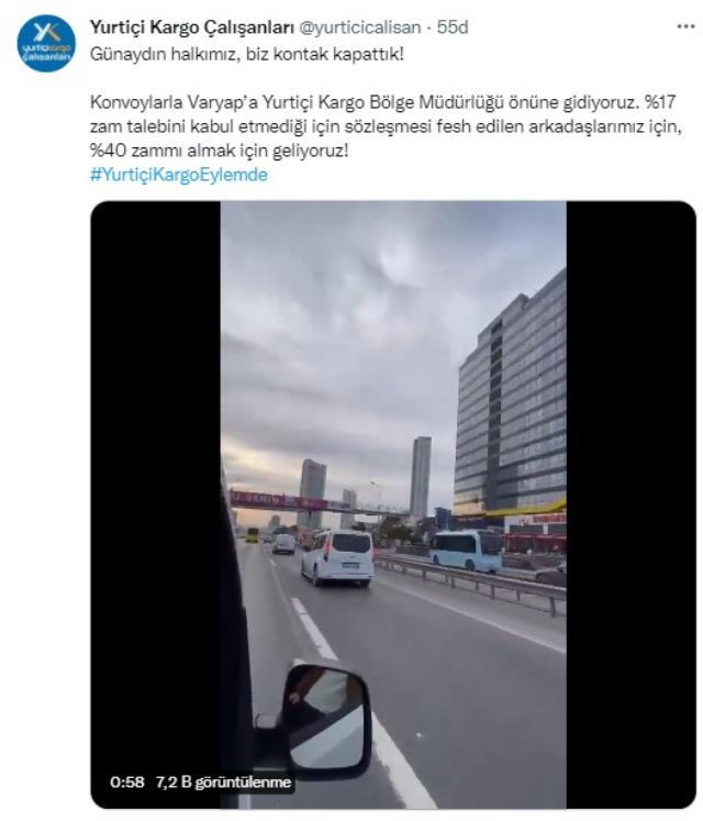 Yurtiçi Kadro çalışanları eylem düzenliyor! Bu sefalete son verin Yurtiçi Kadro çalışanları eylem düzenliyor! Bu sefalete son verin