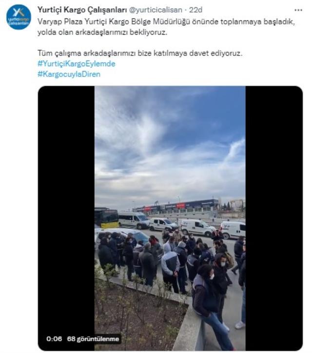 Yurtiçi Kadro çalışanları eylem düzenliyor! Bu sefalete son verin Yurtiçi Kadro çalışanları eylem düzenliyor! Bu sefalete son verin