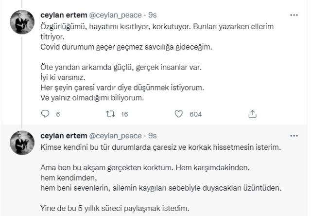 Ceylan Ertem'in tacizcisi birlikte olmak için cinsiyet bile değiştirdi! Ceylan Ertem: 6 yıldır taciz ve takip altındayım Ceylan Ertem'in tacizcisi birlikte olmak için cinsiyet bile değiştirdi! Ceylan Ertem: 6 yıldır taciz ve takip altındayım