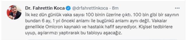 Son Dakika: Türkiye'de 2 Şubat günü koronavirüs nedeniyle 217 kişi vefat etti, 110 bin 682 yeni vaka tespit edildi Son Dakika: Türkiye'de 2 Şubat günü koronavirüs nedeniyle 217 kişi vefat etti, 110 bin 682 yeni vaka tespit edildi