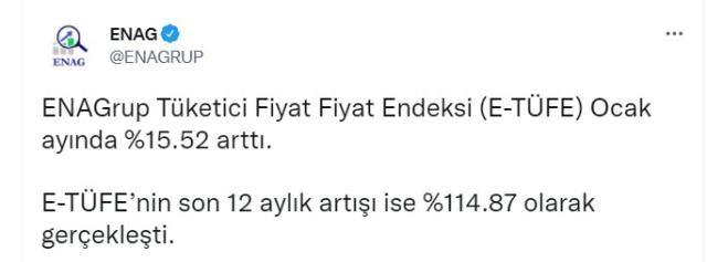 ENAG hesapladı: 12 aylık enflasyon yüzde 114,8! TÜİK'in oranları bekleniyor