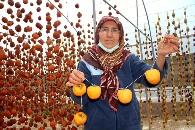 Fiyatı 20 misli artıyor! 5 TL'lik cennet hurmasını kurutup 100 TL'ye satıyorlar