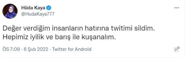 AK Parti'den HDP'li Hüda Kaya'nın Cumhurbaşkanı Erdoğan'la ilgili çirkin paylaşımına tepki: Kınıyoruz AK Parti'den HDP'li Hüda Kaya'nın Cumhurbaşkanı Erdoğan'la ilgili çirkin paylaşımına tepki: Kınıyoruz