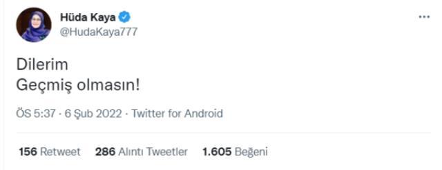 AK Parti'den HDP'li Hüda Kaya'nın Cumhurbaşkanı Erdoğan'la ilgili çirkin paylaşımına tepki: Kınıyoruz AK Parti'den HDP'li Hüda Kaya'nın Cumhurbaşkanı Erdoğan'la ilgili çirkin paylaşımına tepki: Kınıyoruz