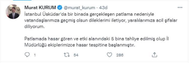 Son Dakika! Üsküdar'da 5 katlı binada şiddetli patlama: 2'si ağır 4 yaralı