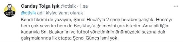 Beşiktaş'la anlaşmaya vardı mı? Şenol Güneş'ten iddialara sürpriz çıkış