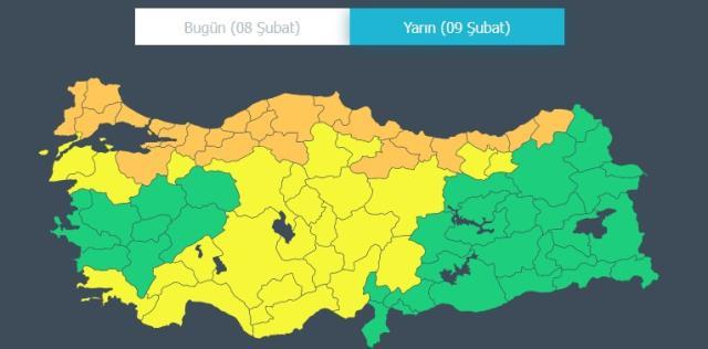 Sıcaklıklarda ani düşüş! Meteoroloji'den 48 ile sarı ve turuncu kodlu uyarı