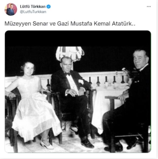 Atatürk ile fotoğraf çekilen kız çocuğunun Müzeyyen Senar olduğu iddiası