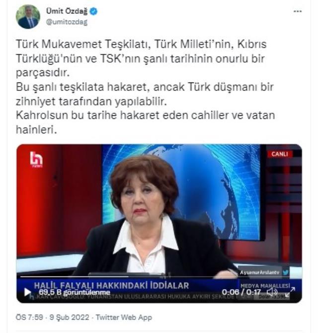 Ayşenur Arslan, Türk Mukavemet Teşkilatı'nı 'suikastçı örgüt' olarak tanımladı! RTÜK inceleme başlattı