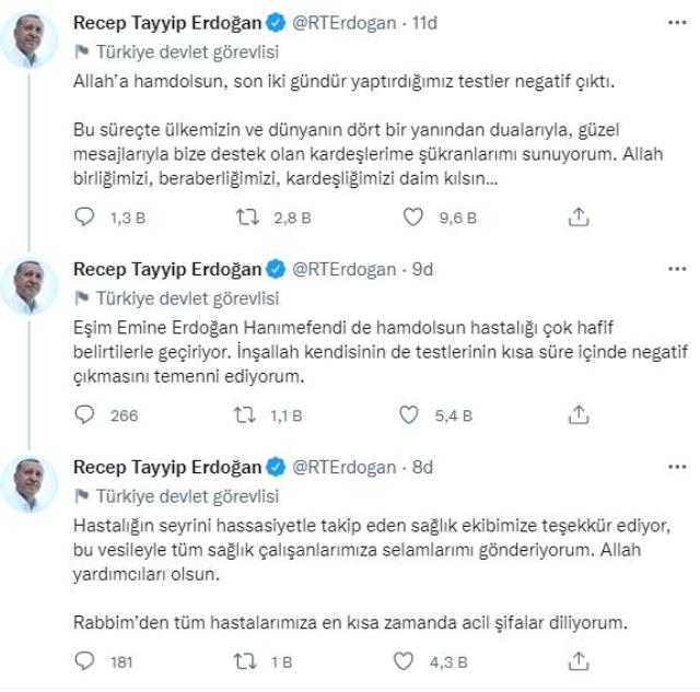 Son Dakika: Koronavirüsü atlatan Cumhurbaşkanı Erdoğan'dan ilk açıklama