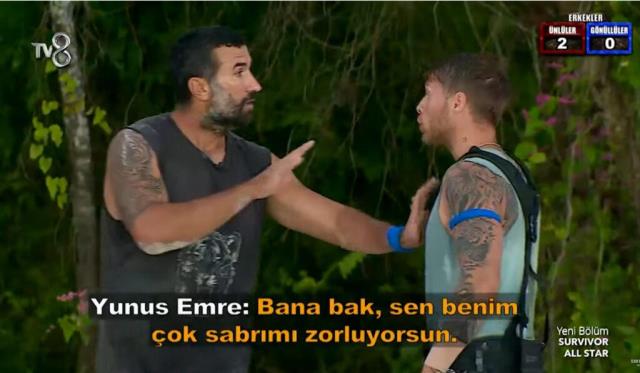 Survivor All Star'da Hikmet ve Yunus Emre arasındaki kavganın görüntüleri ortaya çıktı Survivor All Star'da Hikmet ve Yunus Emre arasındaki kavganın görüntüleri ortaya çıktı