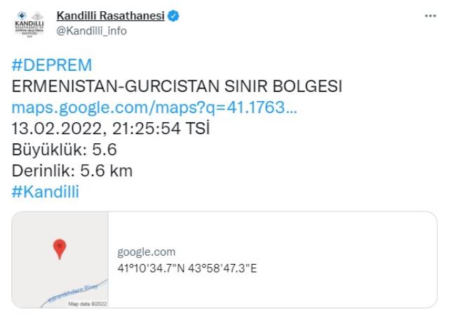 Ermenistan'da 5,3 büyüklüğünde deprem oldu! Sarsıntı Türkiye'den de hissedildi Ermenistan'da 5,3 büyüklüğünde deprem oldu! Sarsıntı Türkiye'den de hissedildi