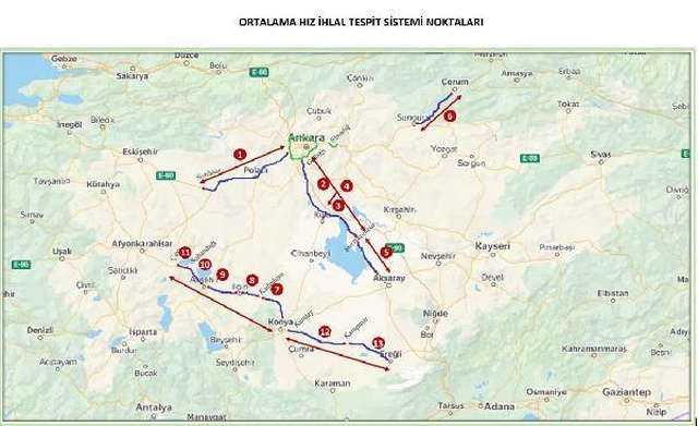 Sürücüler dikkat! 26 güzergaha radar koyuldu, kuralla uymayanlar yandı Sürücüler dikkat! 26 güzergaha radar koyuldu, kuralla uymayanlar yandı