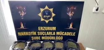 İzne çıkan uzman çavuş valiz içine sakladığı 10 kilo 50 gram uyuşturucu maddesi ile yakalandı