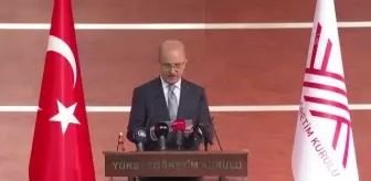 YÖK Başkanı Özvar: 'Doktora mezunlarımızın öğrenim geçmişi, tecrübe ve görüşleri ile mezuniyet sonrası gelecek planları hakkında sistematik bilgi...