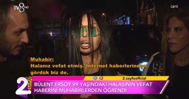 Halasının ölüm haberini muhabirden duyan Bülent Ersoy, şaşkına döndü Halasının ölüm haberini muhabirden duyan Bülent Ersoy, şaşkına döndü