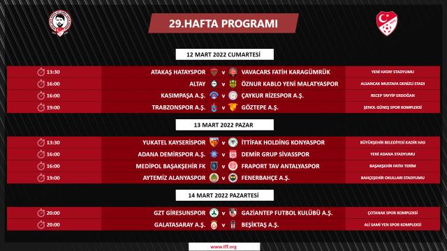 Süper Lig'de program belli oldu! İşte dev derbilerin tarihleri