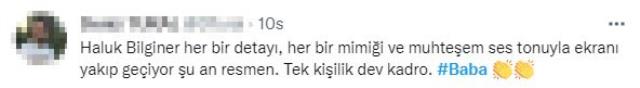 Yıllar sonra ekrana dönen Haluk Bilginer, Baba dizisindeki performansıyla alkış topladı