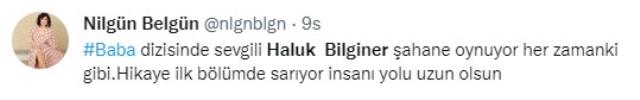 Yıllar sonra ekrana dönen Haluk Bilginer, Baba dizisindeki performansıyla alkış topladı