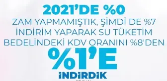 Gümüşhane Belediyesi su tüketim bedelindeki KDV oranını yüzde 1'e düşürdü