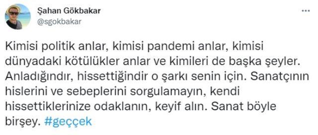 Tarkan'ın sosyal medyayı sallayan Geççek şarkısına bir yorum da Şahan Gökbakar'dan: Sanatçının hislerini sorgulamayın