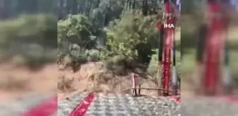 Pendik'te Off- Road aracı devrildi... Araç içindeki çocukların kurtarılma anı kamerada