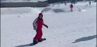 Sarıkamış Kayak Merkezinde renkli görüntüler