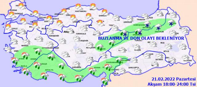 Bugün hava nasıl olacak? İşte il il, 21 Şubat Pazartesi hava durumu! Bugün hava nasıl olacak? İşte il il, 21 Şubat Pazartesi hava durumu!