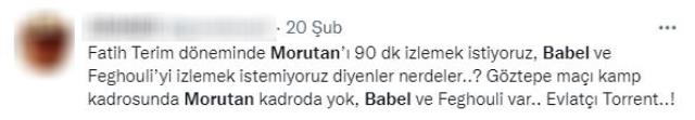 Feghouli ve Babel'i topla bir Morutan etmedi! Taraftarlar tepki gösterdi Feghouli ve Babel'i topla bir Morutan etmedi! Taraftarlar tepki gösterdi