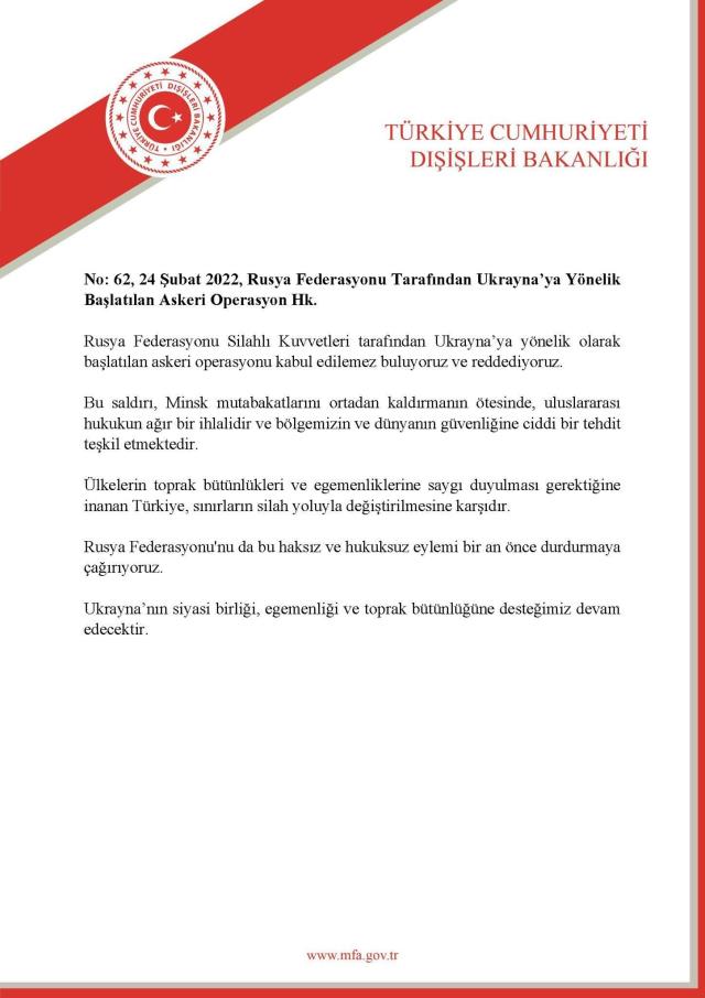 Son Dakika! Cumhurbaşkanı Erdoğan: Türkiye, Ukrayna'nın toprak bütünlüğünü destekliyor, Rusya'nın harekatı kabul edilemez Son Dakika! Cumhurbaşkanı Erdoğan: Türkiye, Ukrayna'nın toprak bütünlüğünü destekliyor, Rusya'nın harekatı kabul edilemez