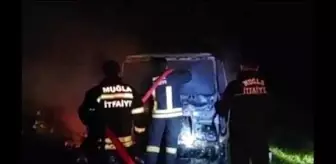 Yanan minibüste yaşamını yitirdi
