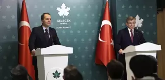 Yeniden Refah Partisi Genel Başkanı Erbakan, Davutoğlu'nu ziyaret etti