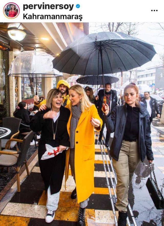 Koruma polisine çanta taşıtması ve şemsiye tutturmasıyla eleştirilen Bakan Ersoy'un eşi Pervin Ersoy sessizliğini bozdu