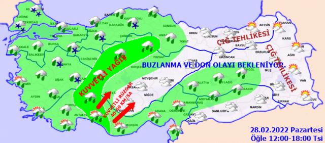 Bugün hava nasıl olacak? Pek çok yerde kar geri dönüyor, hava sıcaklıkları düşecek Bugün hava nasıl olacak? Pek çok yerde kar geri dönüyor, hava sıcaklıkları düşecek