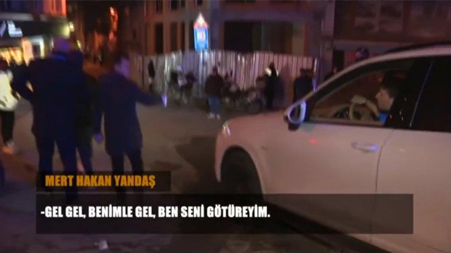 Mert Hakan Yandaş, Arda Gürel'i yoldan alıp ailesinin yanına götürdü